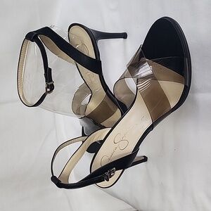 #21 Smokey plastic heels